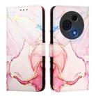 For TCL 60 NxtPaper PT003 Marble Pattern Flip Leather Phone Case(Rose Gold) - 3