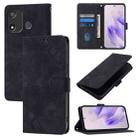 For Itel P17 / A27 Skin Feel Embossed Leather Phone Case(Black) - 1