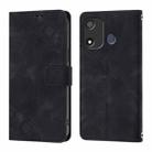 For Itel P17 / A27 Skin Feel Embossed Leather Phone Case(Black) - 2