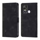 For Itel S18 / Vision 5 Skin Feel Embossed Leather Phone Case(Black) - 2