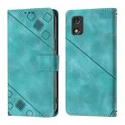 For Itel A23 Pro / A17 Skin Feel Embossed Leather Phone Case(Green) - 2