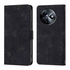 For Itel S24 Skin Feel Embossed Leather Phone Case(Black) - 2