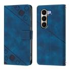 For itel A95 5G Skin Feel Embossed Leather Phone Case(Blue) - 3