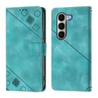 For itel A95 5G Skin Feel Embossed Leather Phone Case(Green) - 3