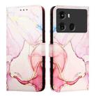 For itel P40 PT003 Marble Pattern Flip Leather Phone Case(Rose Gold) - 2