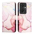 For itel P55+ PT003 Marble Pattern Flip Leather Phone Case(Rose Gold) - 2