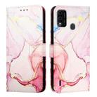 For itel A48 PT003 Marble Pattern Flip Leather Phone Case(Rose Gold) - 2