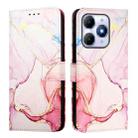 For itel A90 4G PT003 Marble Pattern Flip Leather Phone Case(Rose Gold) - 2