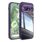 For Google Pixel 9 / 9 Pro Acrylic Hybrid TPU Armor Shockproof Phone Case(Purple) - 1