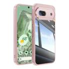 For Google Pixel 8a Acrylic Hybrid TPU Armor Shockproof Phone Case(Pink) - 1