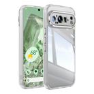 For Google Pixel 9 Pro Acrylic Hybrid TPU Armor Shockproof Phone Case(Transparent) - 1