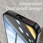 For Google Pixel 9a Acrylic Hybrid TPU Armor Shockproof Phone Case(Black) - 3