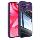 For Google Pixel 9a Acrylic Hybrid TPU Armor Shockproof Phone Case(Purple) - 1