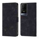 For TCL 50 XE Skin Feel Embossed Leather Phone Case(Black) - 2