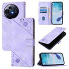 For TCL 50 Pro NxtPaper Skin Feel Embossed Leather Phone Case(Light Purple) - 1