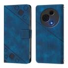 For TCL 60 NxtPaper Skin Feel Embossed Leather Phone Case(Blue) - 2