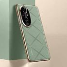 For Honor 200 Plain Leather PC Phone Case(Green) - 1
