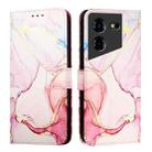 For Tecno Pova 5 4G PT003 Marble Pattern Flip Leather Phone Case(Rose Gold) - 2