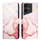 For Tecno Pova Neo 3 PT003 Marble Pattern Flip Leather Phone Case(Rose Gold) - 2