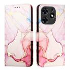 For Tecno Spark 10 Pro Magic PT003 Marble Pattern Flip Leather Phone Case(Rose Gold) - 2