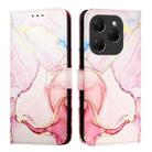 For Tecno Spark 20 Pro PT003 Marble Pattern Flip Leather Phone Case(Rose Gold) - 2