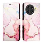 For Tecno Spark 20 Pro+ PT003 Marble Pattern Flip Leather Phone Case(Rose Gold) - 2