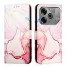 For Tecno Pova 6 Neo PT003 Marble Pattern Flip Leather Phone Case(Rose Gold) - 2