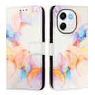 For Tecno Spark 30 5G / Pova 6 Neo 5G PT003 Marble Pattern Flip Leather Phone Case(Galaxy Marble White) - 2