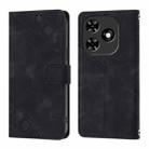 For Tecno Spark Go 2024 / Spark 20C Skin Feel Embossed Leather Phone Case(Black) - 2