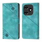 For Tecno Spark Go 2024 / Spark 20C Skin Feel Embossed Leather Phone Case(Green) - 2