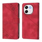 For Tecno Spark 30 5G / Pova 6 Neo 5G Skin Feel Embossed Leather Phone Case(Red) - 3