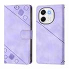 For Tecno Spark 30 5G / Pova 6 Neo 5G Skin Feel Embossed Leather Phone Case(Light Purple) - 3