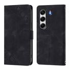 For Tecno Camon 40 Pro 4G Skin Feel Embossed Leather Phone Case(Black) - 2