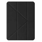 For iPad Pro 11 2024 Mutural Multi-fold Smart Leather Tablet Case(Black) - 1