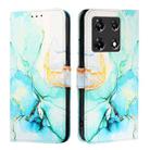 For Infinix Note 30 Pro / Note 30 5G PT003 Marble Pattern Flip Leather Phone Case(Green) - 2