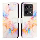 For Infinix Note 30 VIP PT003 Marble Pattern Flip Leather Phone Case(Galaxy Marble White) - 2