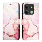 For Infinix Smart 7 HD / 7 India / 7 Plus PT003 Marble Pattern Flip Leather Phone Case(Rose Gold) - 2