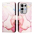 For Infinix Note 50s PT003 Marble Pattern Flip Leather Phone Case(Rose Gold) - 2