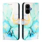 For Infinix Smart 10 / Tecno Pop 10 PT003 Marble Pattern Flip Leather Phone Case(Green) - 2
