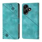 For Infinix Hot 30 4G Skin Feel Embossed Leather Phone Case(Green) - 2