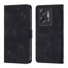 For Infinix Hot 30 5G Skin Feel Embossed Leather Phone Case(Black) - 2