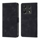 For Infinix Note 30 Pro / Note 30 5G Skin Feel Embossed Leather Phone Case(Black) - 2