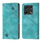 For Infinix Note 30 Pro / Note 30 5G Skin Feel Embossed Leather Phone Case(Green) - 2