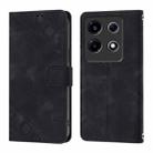 For Infinix Note 30 VIP Skin Feel Embossed Leather Phone Case(Black) - 2