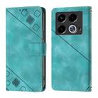 For Infinix Note 40 Skin Feel Embossed Leather Phone Case(Green) - 2