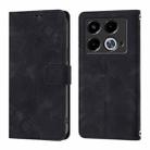 For Infinix Note 40 5G Skin Feel Embossed Leather Phone Case(Black) - 2