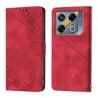 For Infinix GT 20 Pro X6871 Skin Feel Embossed Leather Phone Case(Red) - 2