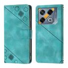 For Infinix GT 20 Pro X6871 Skin Feel Embossed Leather Phone Case(Green) - 2