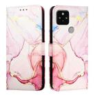 For Google Pixel 5 PT003 Marble Pattern Flip Leather Phone Case(Rose Gold) - 2