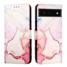 For Google Pixel 6 PT003 Marble Pattern Flip Leather Phone Case(Rose Gold) - 2